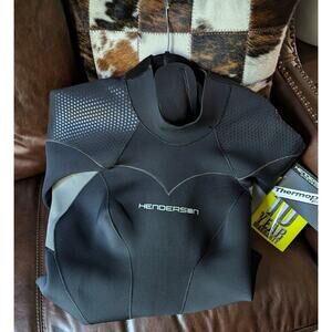 NWT HENDERSON Thermoprene Pro 3 mm Back-Zip Size 24 – Women’s Black Dive/Surf